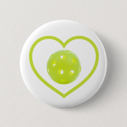 Pickleball-Liebe Button (Vorderseite)