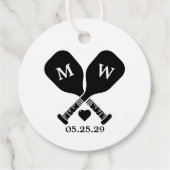 Pickleball-Liebe Geschenkanhänger (Vorderseite)