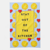 Pickleball-Liebe Geschirrtuch (Vertikal)