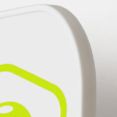 Pickleball-Liebe - Neon Paddle und Ball Design (Linke Seite)