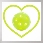 Pickleball-Liebe Poster (Vorne)