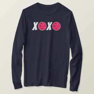 Pickleball Liebe Rosa Valentine XOXO Pickleballs T-Shirt