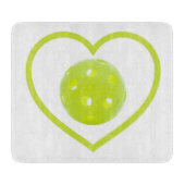 Pickleball-Liebe Schneidebrett (Vorderseite)