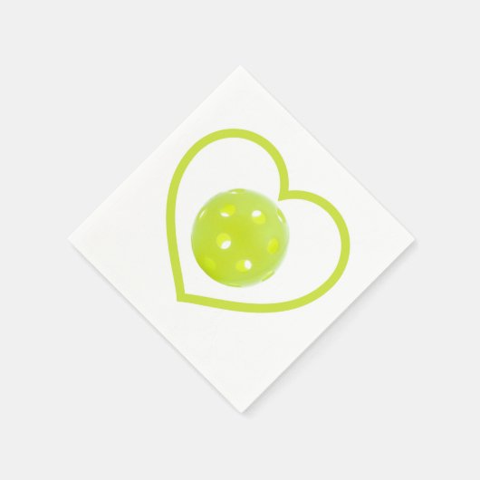 Pickleball-Liebe Serviette (Ecke)
