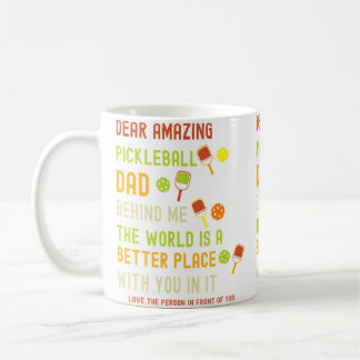 Pickleball-Liebhaber Vater-Tag Erstaunlicher Pickl Kaffeetasse