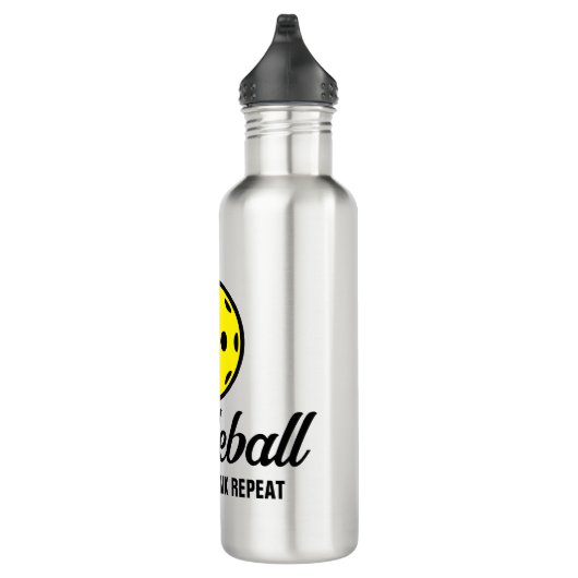 Pickleball Liebhaber Wasserflasche Geschenk essen  Edelstahlflasche (Rechts)