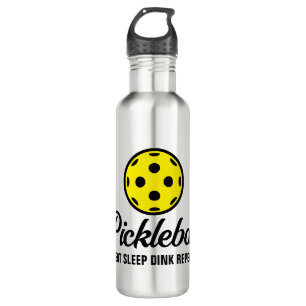 Pickleball Liebhaber Wasserflasche Geschenk essen  Edelstahlflasche