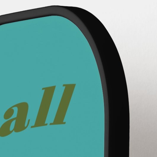 Pickleball Life Paddle - French Bulldog & Rosé (Linke Seite)