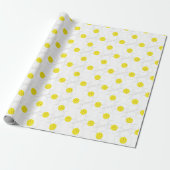 Pickleball-Linienkunst-Geschenkpapier Geschenkpapier (Ungerollt)