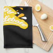 Pickleball - Live Laugh Play Pickleball Geschirrtuch (Viertel Falte)