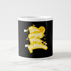Pickleball - Live Laugh Play Pickleball Jumbo-Tasse