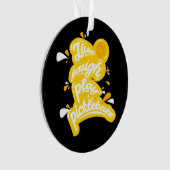 Pickleball - Live Laugh Play Pickleball Ornament (Vorderseite)