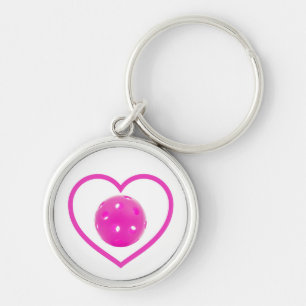 Pickleball love pink pickle ball sport pink schlüsselanhänger