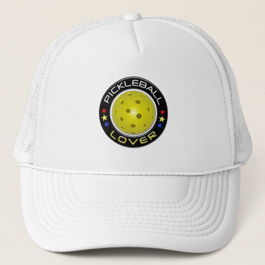 Pickleball Lover 1 Hat Truckerkappe (Vorderseite)