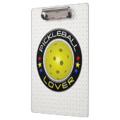 Pickleball Lover 1 Optionen Klemmbrett (Links)