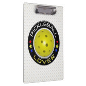 Pickleball Lover 1 Optionen Klemmbrett (Rechts)