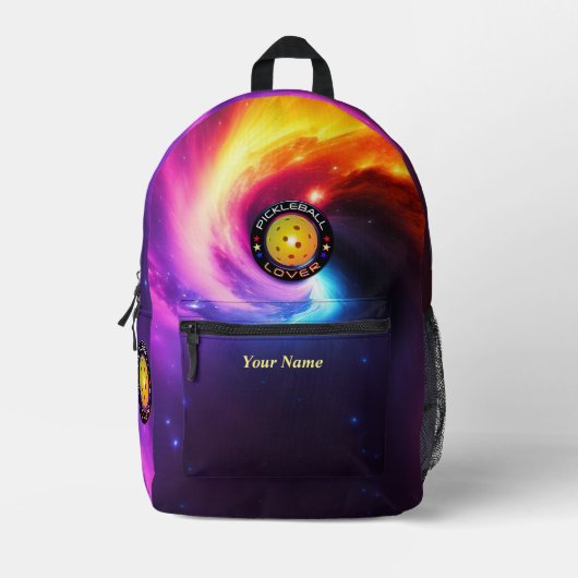 Pickleball Lover 1 Optionen Print Cut Sew Bag Bedruckter Rucksack (Vorderseite)