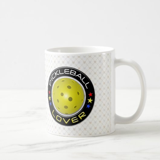 Pickleball Lover 1 Optionen Tasse (Rechts)