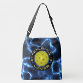 Pickleball Lover 1 Optionen Tragetaschen Mit Langen Trägern (Rückseite)