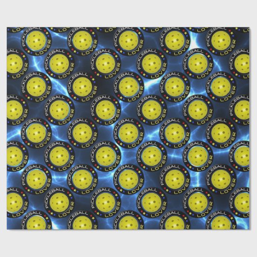 Pickleball Lover 1 - Wrapping Paper Geschenkpapier (Flach)