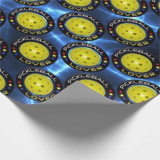 Pickleball Lover 1 - Wrapping Paper Geschenkpapier (Ecke)