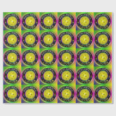 Pickleball Lover 1A Wrapping Paper Geschenkpapier (Flach)