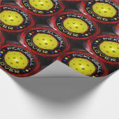 Pickleball Lover 1C Wrapping Paper Geschenkpapier (Ecke)