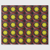 Pickleball Lover 1C Wrapping Paper Geschenkpapier (Flach)