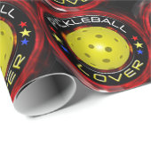 Pickleball Lover 1C Wrapping Paper Geschenkpapier (Rolleneckpunkt)
