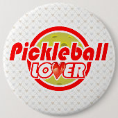 Pickleball Lover 2-2B Bildoptionen Button (Vorderseite)