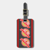 Pickleball Lover 2 Optionen Gepäckanhänger (Vorderseite vertikal)