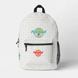 Pickleball Lover 2A 2B Optionen Print Cut Seek Bag Bedruckter Rucksack