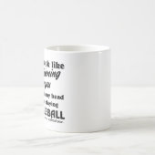 Pickleball Lover in meinem Kopf spiele ich Pickleb Kaffeetasse (Mittel)