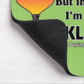 Pickleball Lover in meinem Kopf spiele ich Pickleb Mousepad (Ecke)