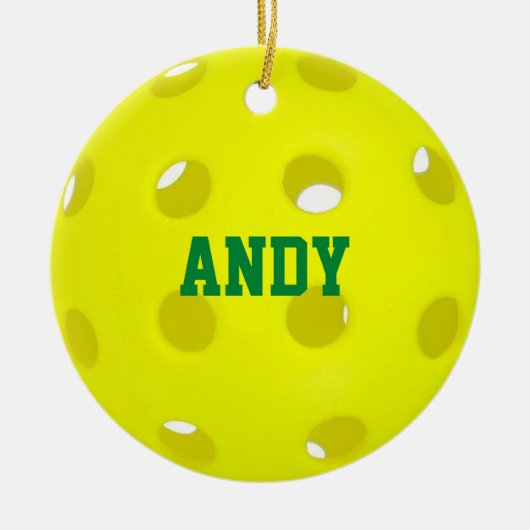 Pickleball Lover Personalisierte Ornamente (Vorne)