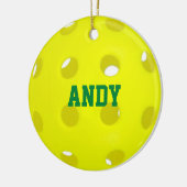 Pickleball Lover Personalisierte Ornamente (Links)