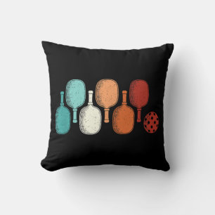 Pickleball Lover Retro Paddle Sport Vintag Kissen