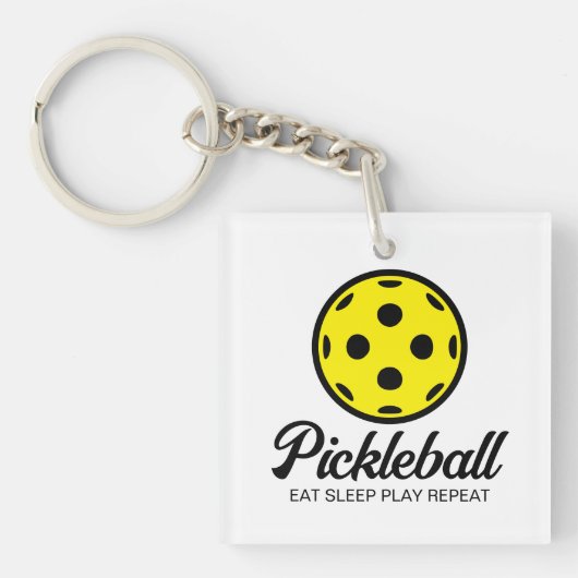 Pickleball Lover Schlüsselanhänger Geschenk für Sp (Vorderseite)