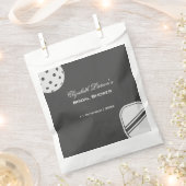 Pickleball Lovers Brautparty Black & White Geschenktütchen (Ausgeschnitten)