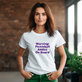 Pickleball Lover's Dream lila Slogan T-Shirt