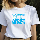 Pickleball Lover's Dream witziger blauer Slogan-T  T-Shirt