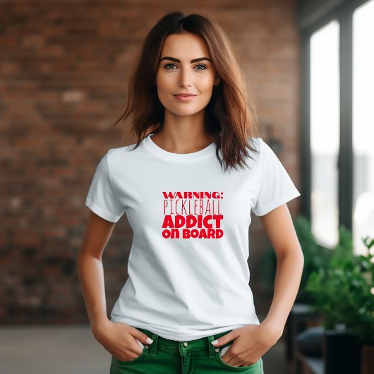 Pickleball Lover's Dream witziger roter Slogan-T - T-Shirt