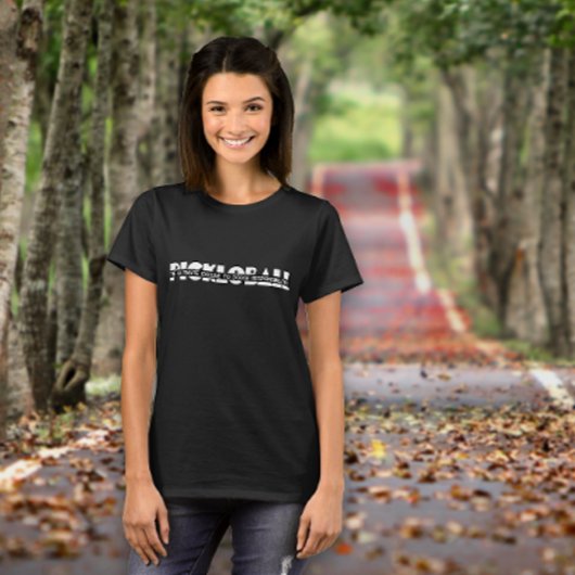 Pickleball Lover's witziger weißer Slogan T-Shirt