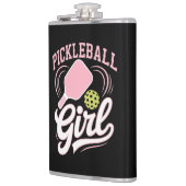 Pickleball Mädchen Spielerin Flachmann (Links)