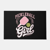 Pickleball Mädchen Spielerin Fußmatte (Vorderseite)