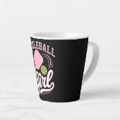 Pickleball Mädchen Spielerin Milchtasse (Rechte Ecke)