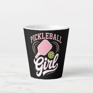 Pickleball Mädchen Spielerin Milchtasse