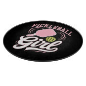 Pickleball Mädchen Spielerin Schneidebrett (Ecke)