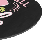 Pickleball Mädchen Spielerin Schneidebrett (Ecke)