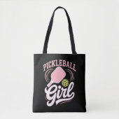 Pickleball Mädchen Spielerin Tasche (Vorderseite)